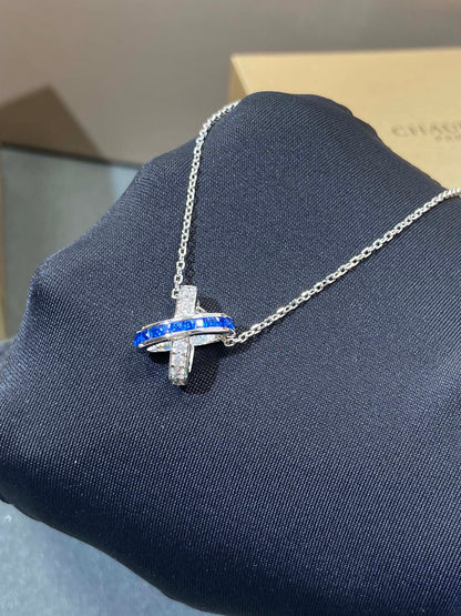 [⭐Veyra]LIENS DIAMOND SILVER NECKLACE