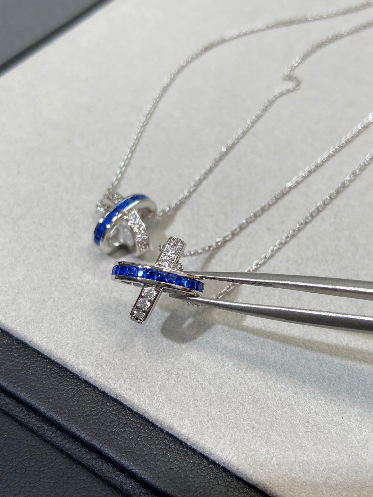 [⭐Veyra]LIENS DIAMOND SILVER NECKLACE