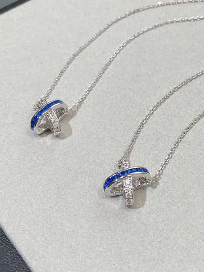 [⭐Veyra]LIENS DIAMOND SILVER NECKLACE