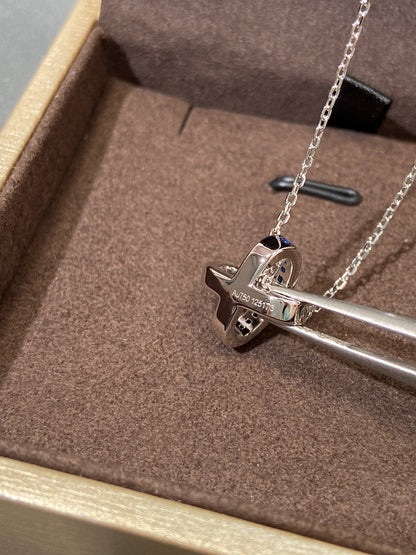 [⭐Veyra]LIENS DIAMOND SILVER NECKLACE