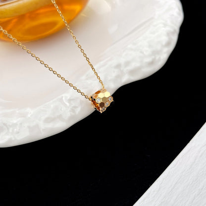 [⭐Veyra]BEE MINI PEDANT DIAMOND NECKLACE