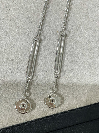 [⭐Veyra]CHAINE CHAOS DIAMOND DROP EARRINGS