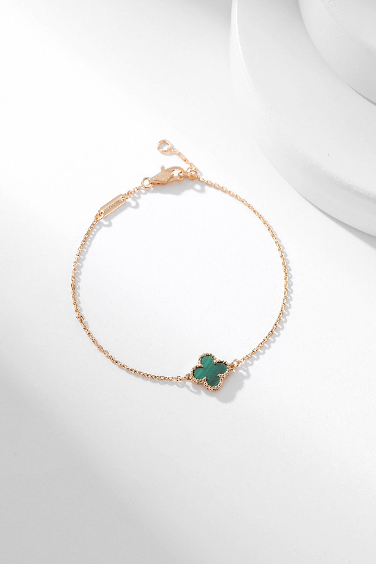 [⭐Veyra]CLOVER BRACELET MALACHITE 1 MOTIF