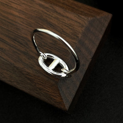 [⭐Veyra]RONDE SMALL SILVER DIAMOND RING