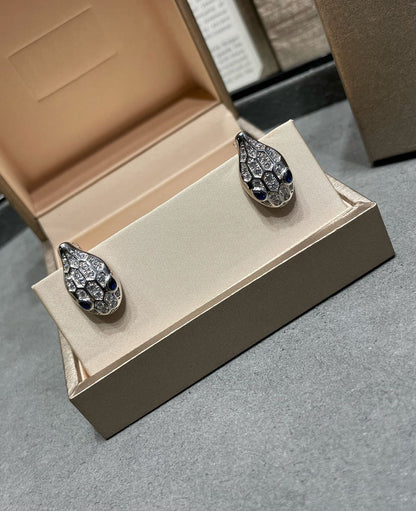 [⭐Veyra]SERPENT DIAMOND STUD EARRINGS