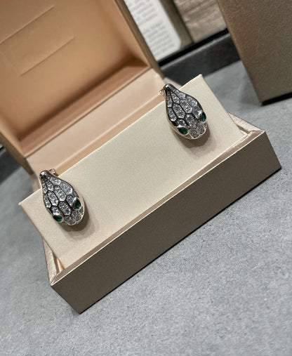 [⭐Veyra]SERPENT DIAMOND STUD EARRINGS