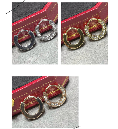 [⭐Veyra]LOVE DIAMOND EARRINGS