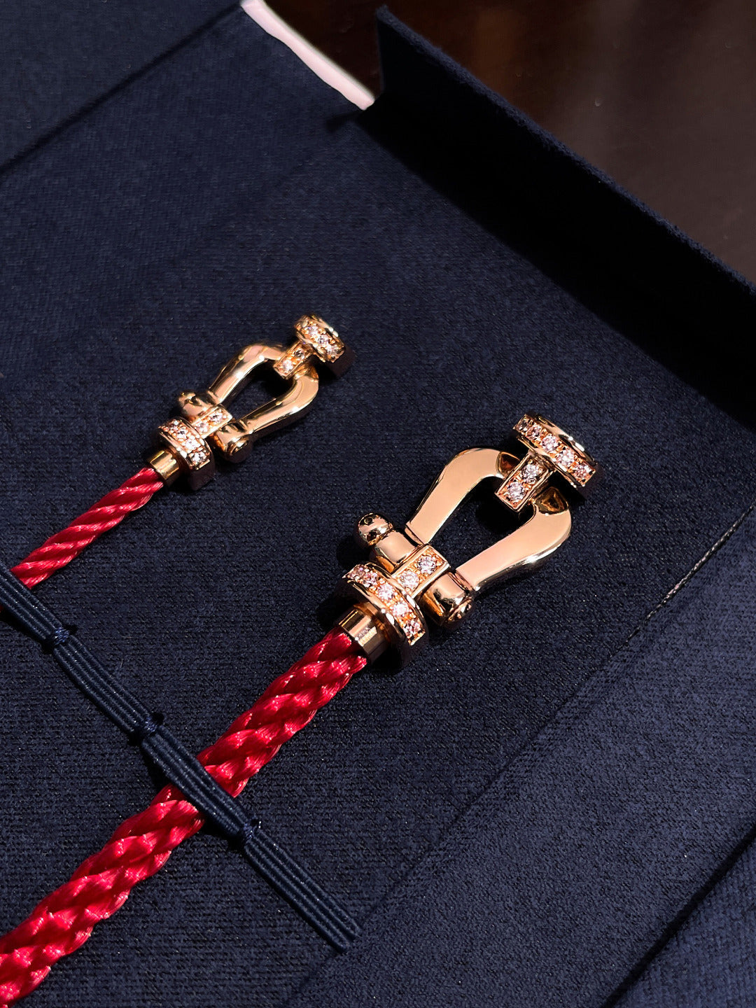 [⭐Veyra]FORCE 10 HALF DIAMOND PINK GOLD RED CORDERI LARGE AND MEDIUM MODEL
