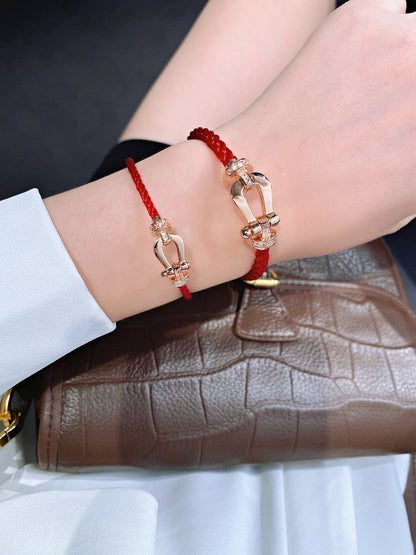 [⭐Veyra]FORCE 10 HALF DIAMOND PINK GOLD RED CORDERI LARGE AND MEDIUM MODEL