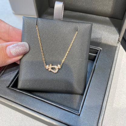 [⭐Veyra]FORCE 10 DIAMOND PINK GOLD NECKLACE MINI MODEL