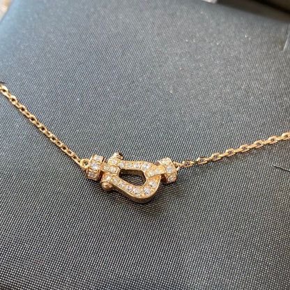 [⭐Veyra]FORCE 10 DIAMOND PINK GOLD NECKLACE MINI MODEL
