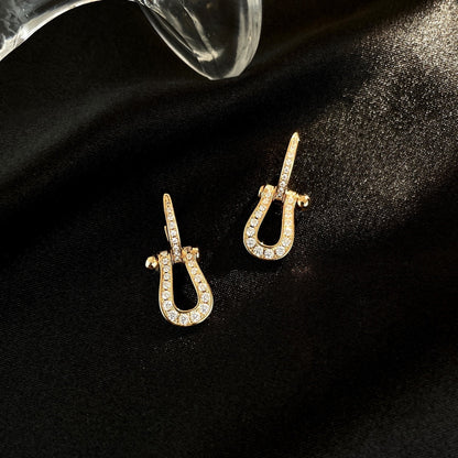 [⭐Veyra]FORCE 10 FULL DIAMOND DROP EARRINGS MEDIUM MODEL