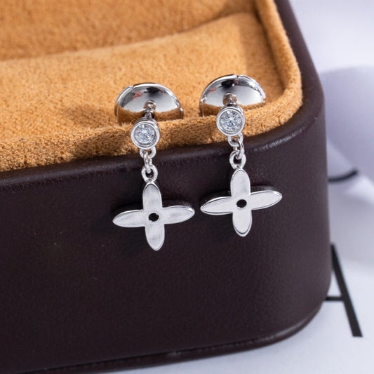 [⭐Veyra]VIDYLLE SILVER DIAMOND MINI DROP EARRINGS
