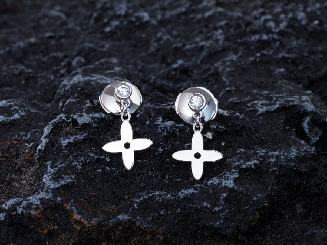 [⭐Veyra]VIDYLLE SILVER DIAMOND MINI DROP EARRINGS