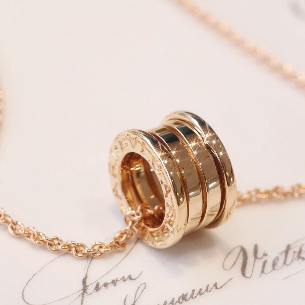 [⭐Veyra]ZERO 1 PINK GOLD NECKLACE