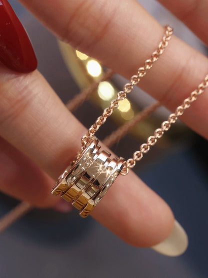 [⭐Veyra]ZERO 1 PINK GOLD NECKLACE