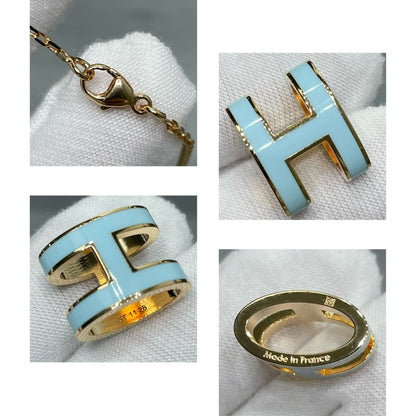[⭐Veyra]POP H SKY BLUE NECKLACE