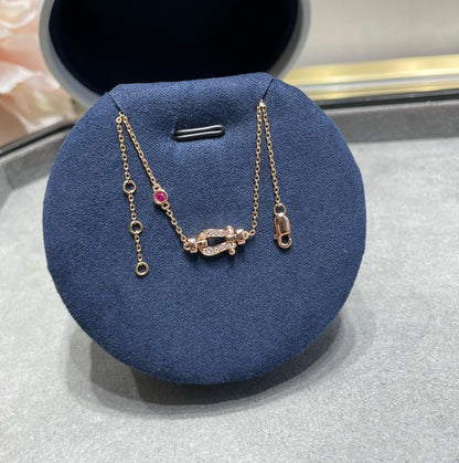[⭐Veyra]FORCE 10 DIAMOND CHAIN LINK PINK GOLD BRACELET