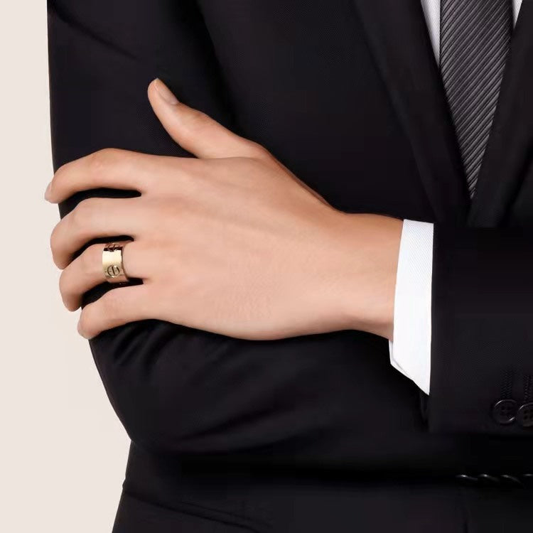 [⭐Veyra]LOVE 11MM LARGE RING