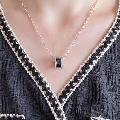 [⭐Veyra]ZERO 1 DIAMOND CERAMIC NECKLACE