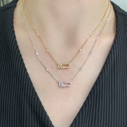 [⭐Veyra]MOVE UNO DIAMOND NECKLACE