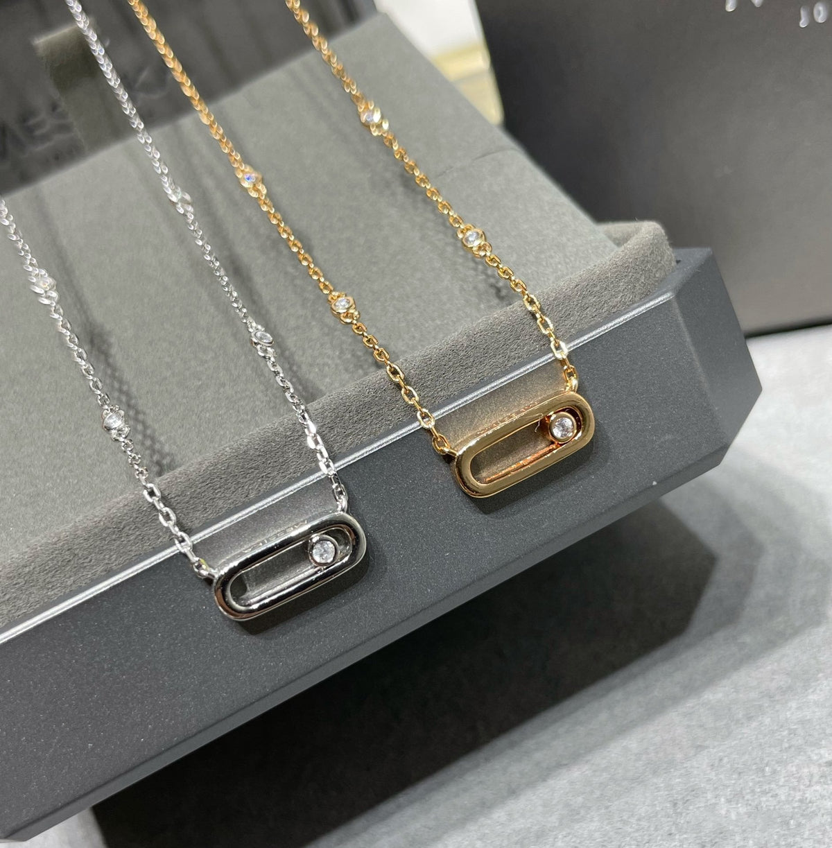[⭐Veyra]MOVE UNO DIAMOND NECKLACE
