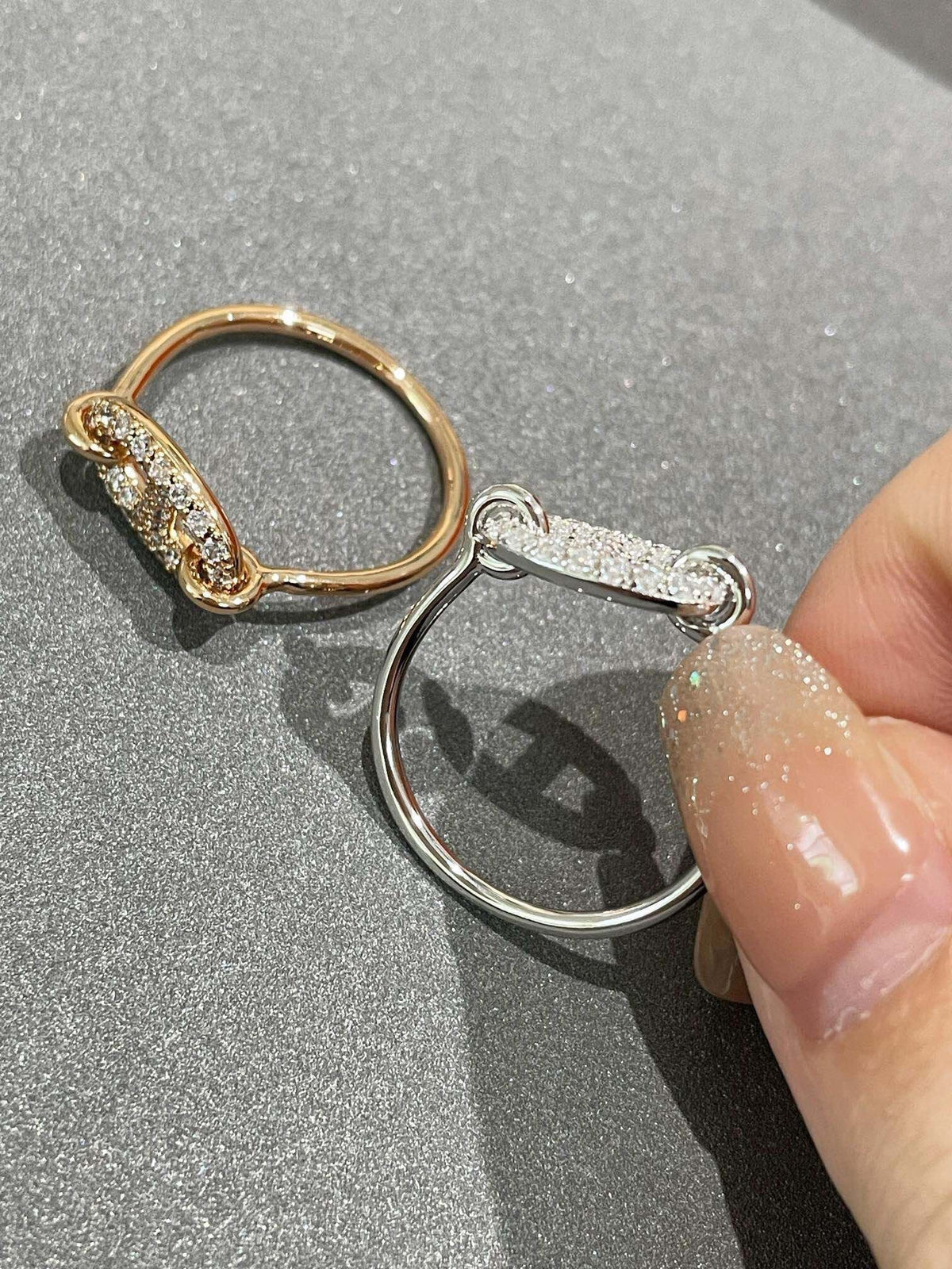 [⭐Veyra]RONDE SMALL DIAMOND RING
