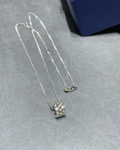 [⭐Veyra]BEE LOVE DIAMOND PAVED 3 ROW NECKLACE