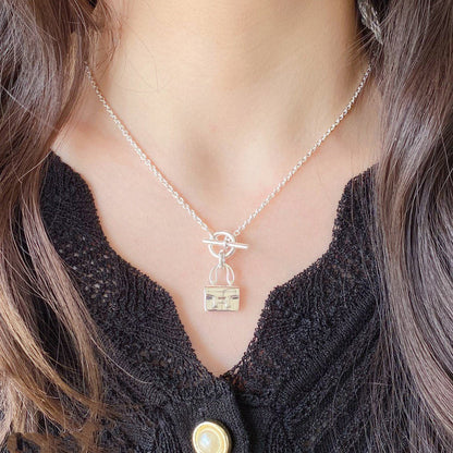 [⭐Veyra]CONSTANCE PEDANT SILVER NECKLACE