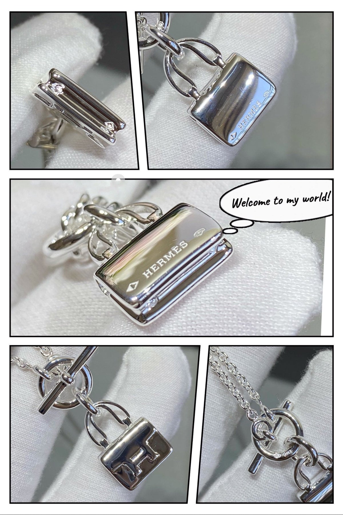 [⭐Veyra]CONSTANCE PEDANT SILVER NECKLACE