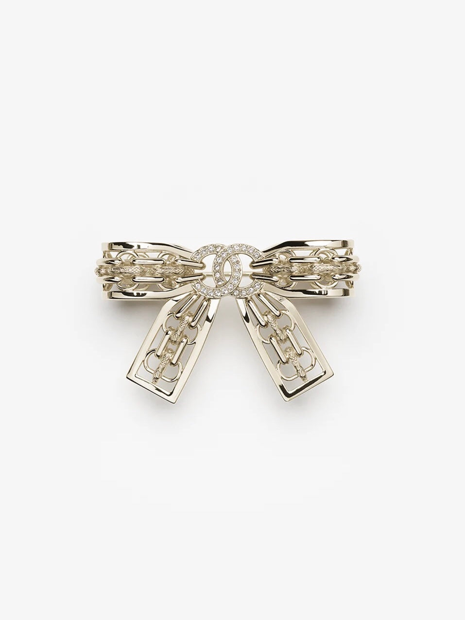 [⭐Veyra]25K Hollow Bow Brooch