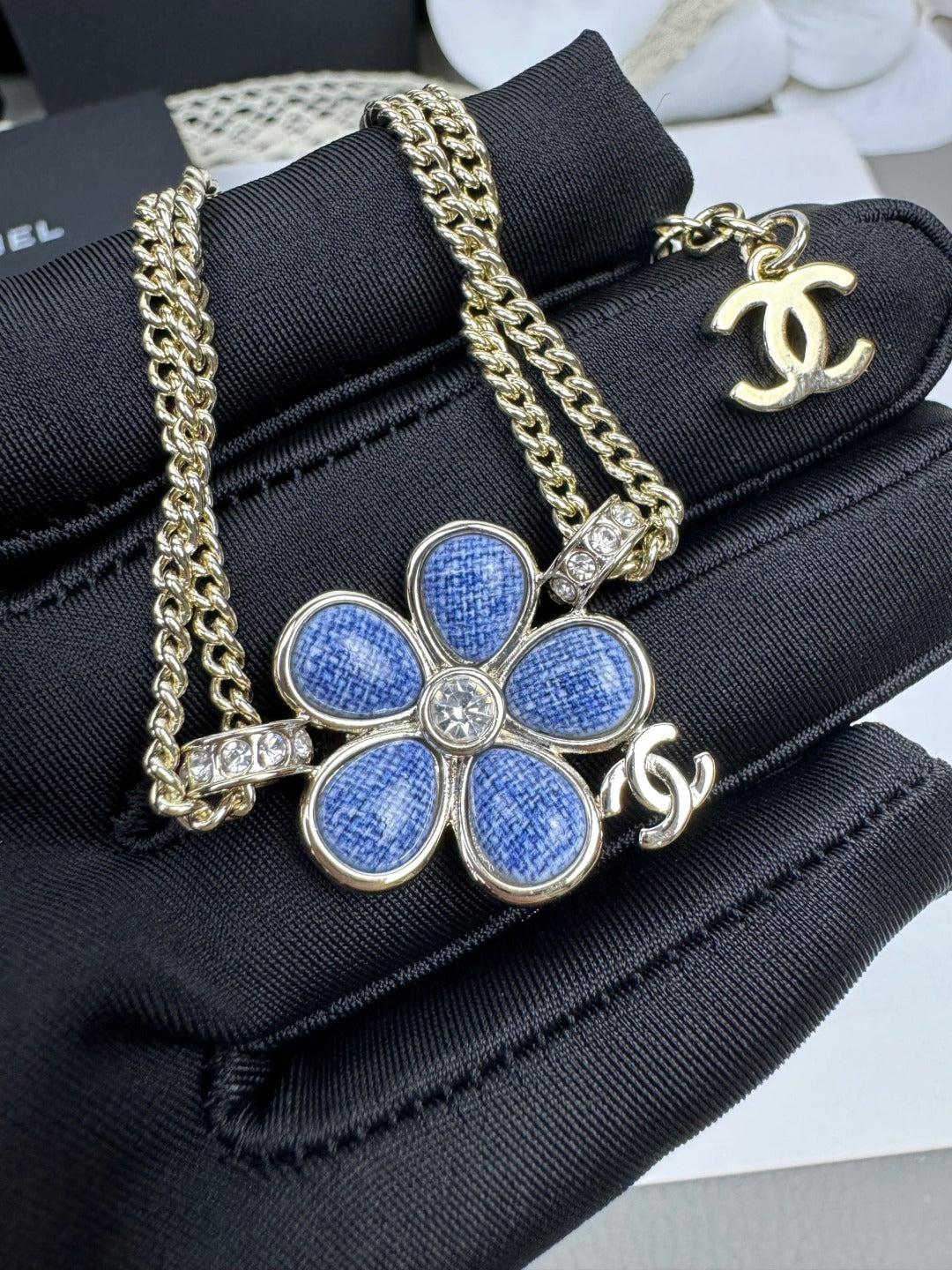[⭐Veyra]VOLTE New Blue Floral Double-Layer Bracelet