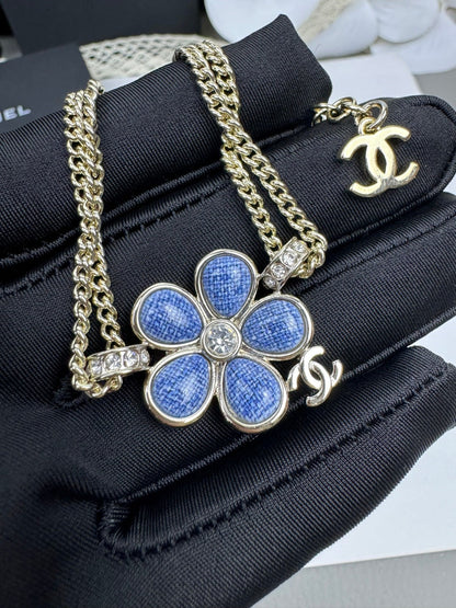 [⭐Veyra]VOLTE New Blue Floral Double-Layer Bracelet