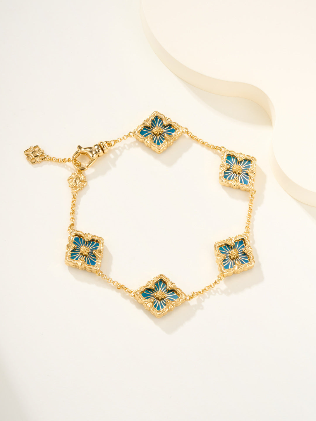 [⭐Veyra]B.C.L ENAMELED Five-Flower Bracelet（Various Colors)