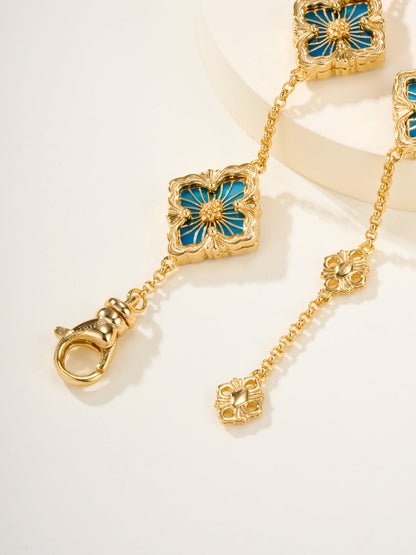 [⭐Veyra]B.C.L ENAMELED Five-Flower Bracelet（Various Colors)