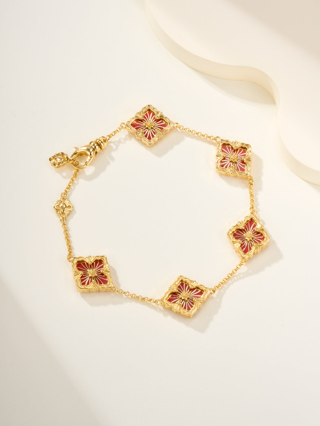 [⭐Veyra]B.C.L ENAMELED Five-Flower Bracelet（Various Colors)