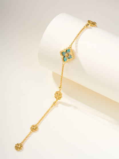 [⭐Veyra]B.C.L ENAMELED One-Flower Bracelet（Various Colors)
