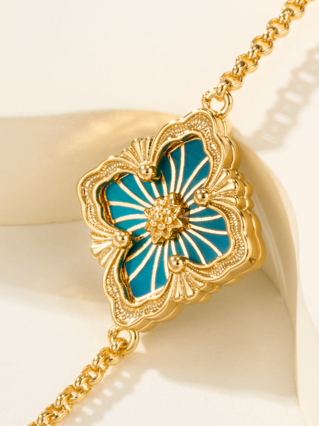 [⭐Veyra]B.C.L ENAMELED One-Flower Bracelet（Various Colors)