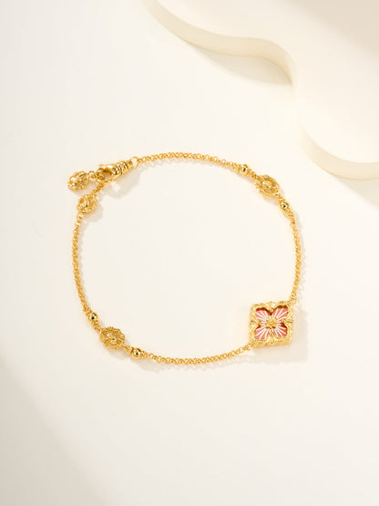 [⭐Veyra]B.C.L ENAMELED One-Flower Bracelet（Various Colors)