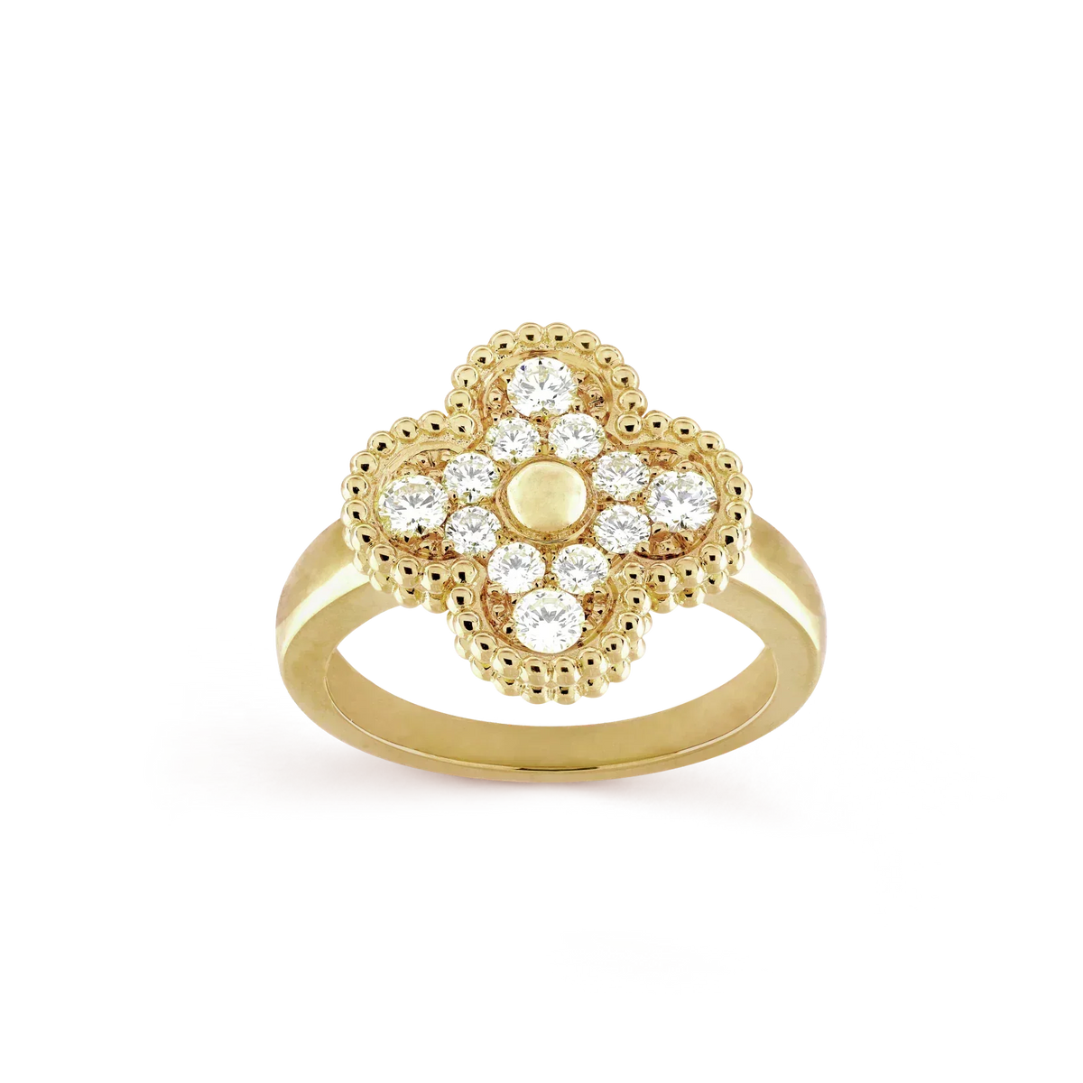 [⭐Veyra]CLOVER DIAMOND RING