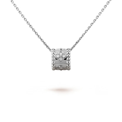 [⭐Veyra]PERLEE PEDANT SIVLER DIAMOND NECKLACE