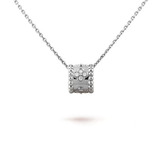 [⭐Veyra]PERLEE PEDANT SIVLER DIAMOND NECKLACE