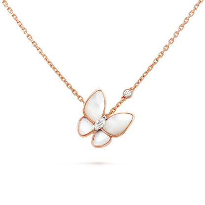 [⭐Veyra]BUTTERFLY MOP DIAMOND NECKLACE