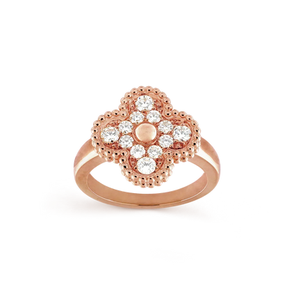 [⭐Veyra]CLOVER DIAMOND RING