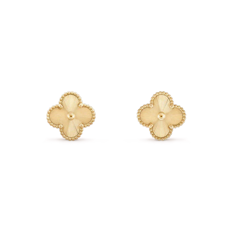 [⭐Veyra]CLOVER MINI 9.5MM LASER EARRINGS