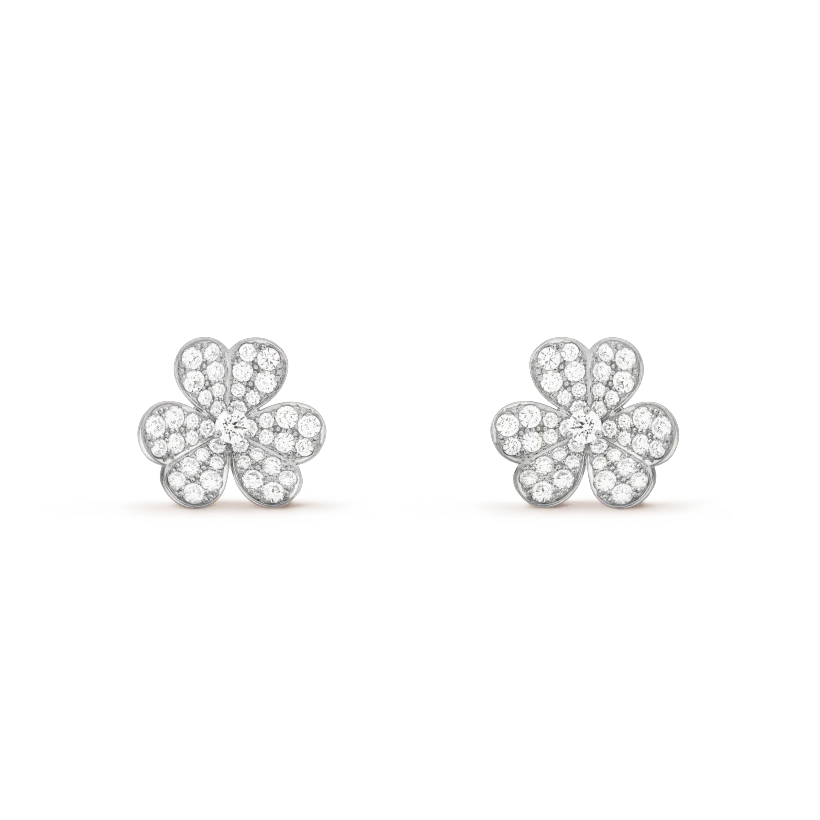 [⭐Veyra]CLOVER COMOS DIAMOND EARRINGS SILVER