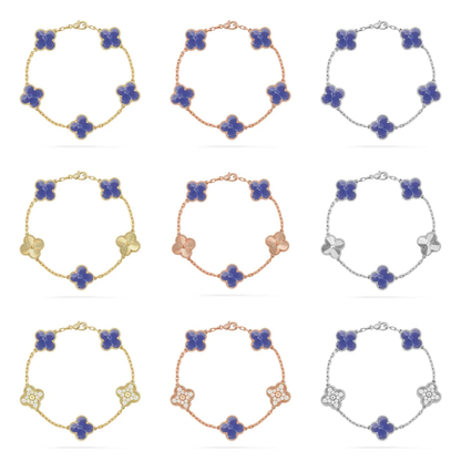 [⭐Veyra]CLOVER 5 MOTIF BLUE VEINS BRACELET COLLECTION