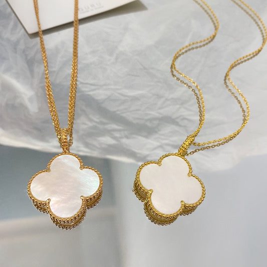 [⭐Veyra]CLOVER 25MM MOP LARGE PENDANT NECKLACE