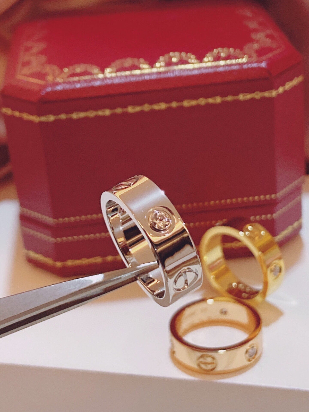 [⭐Veyra]Three-Diamond Ring