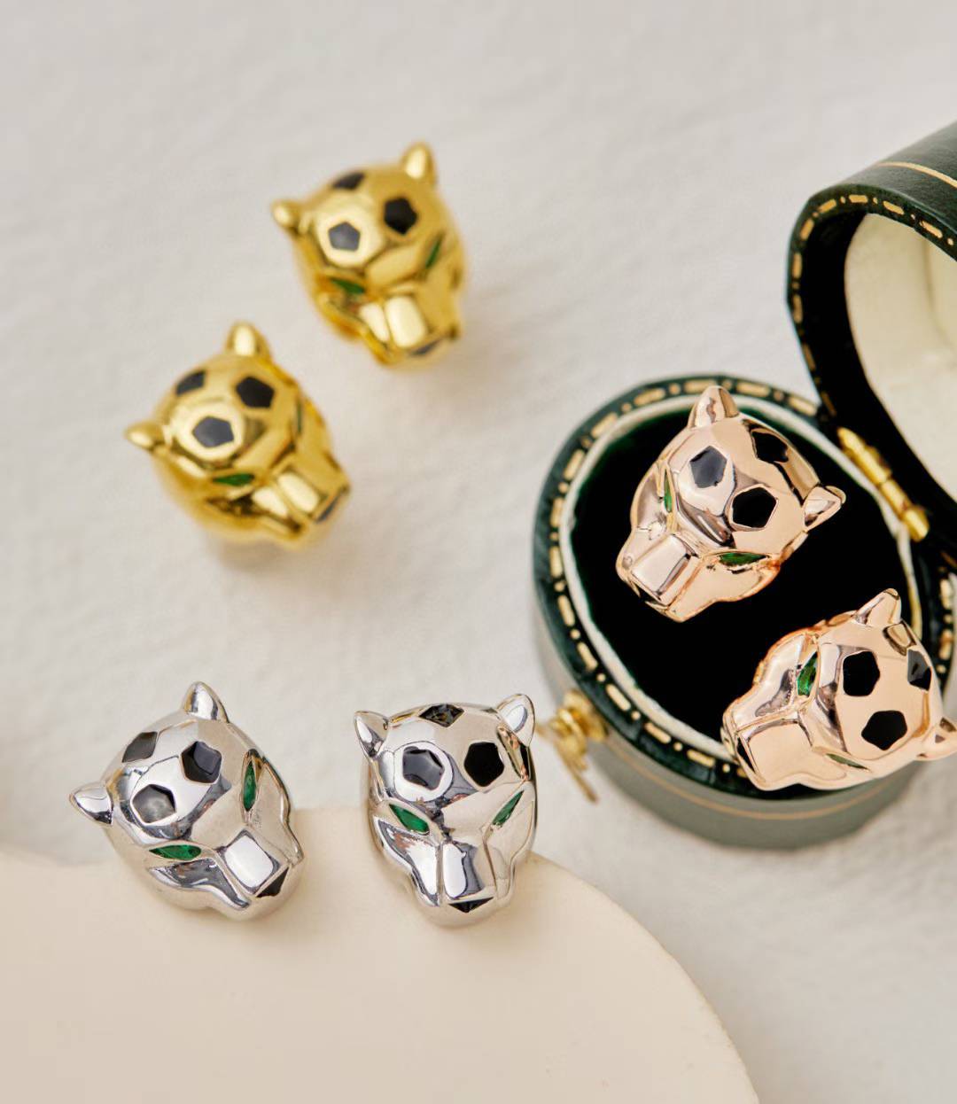 [⭐Veyra]CHRRTAH-PRINT STUD EARRINGS, THREE COLORS